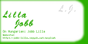 lilla jobb business card